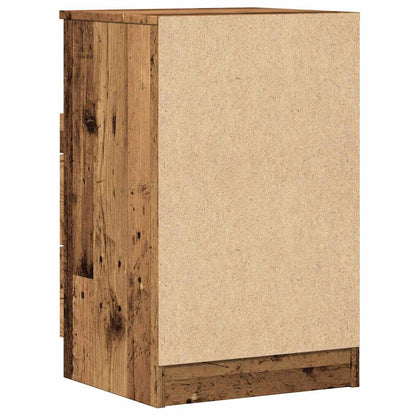 Bedside Cabinets 2 pcs Old Wood 40x36x65 cm Engineered Wood