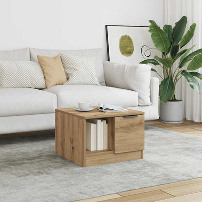 Coffee Table Artisan Oak 50x50x36 cm Engineered Wood