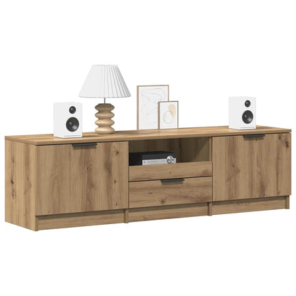 TV Cabinet Artisan Oak 140x35x40 cm Engineered Wood