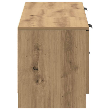 TV Cabinet Artisan Oak 140x35x40 cm Engineered Wood
