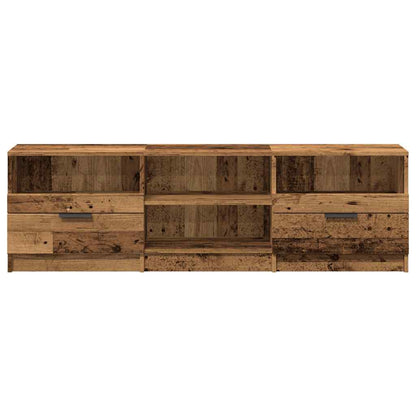 TV Cabinet Old Wood 150x33,5x45 cm Engineered Wood