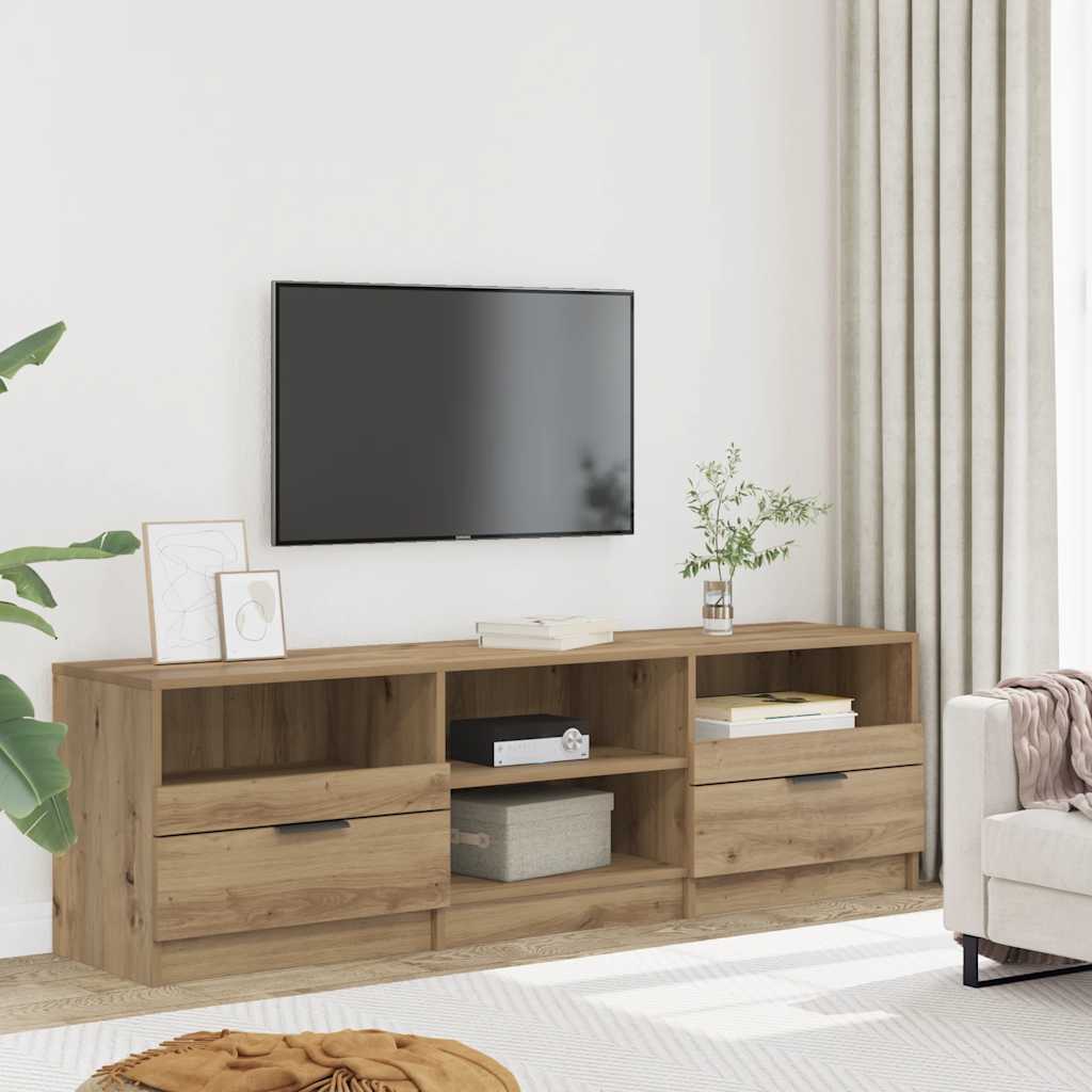 TV Cabinet Artisan Oak 150x33,5x45 cm Engineered Wood