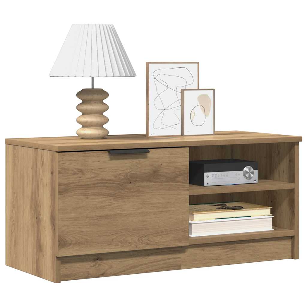 TV Cabinet Artisan Oak 80x35x36.5 cm Engineered Wood