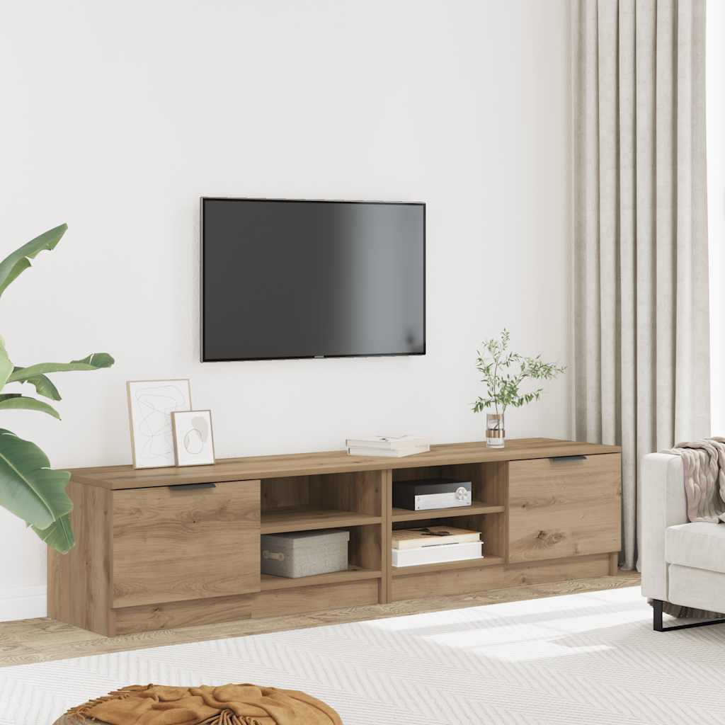 TV Cabinets 2 pcs Artisan Oak 80x35x36.5 cm Engineered Wood