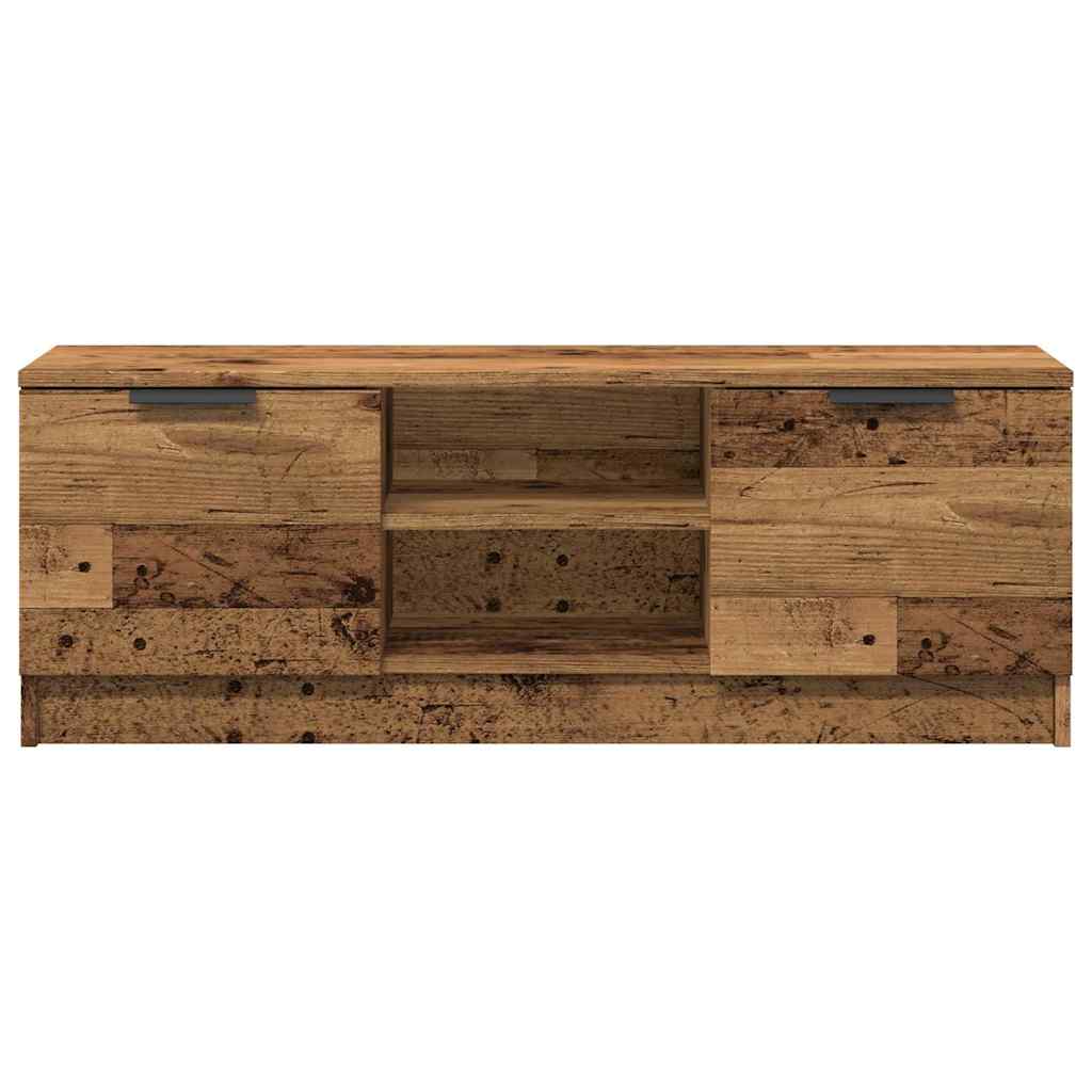 TV Cabinet Old Wood 102x35x36,5 cm Engineered Wood
