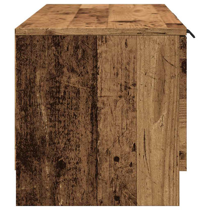 TV Cabinet Old Wood 102x35x36,5 cm Engineered Wood