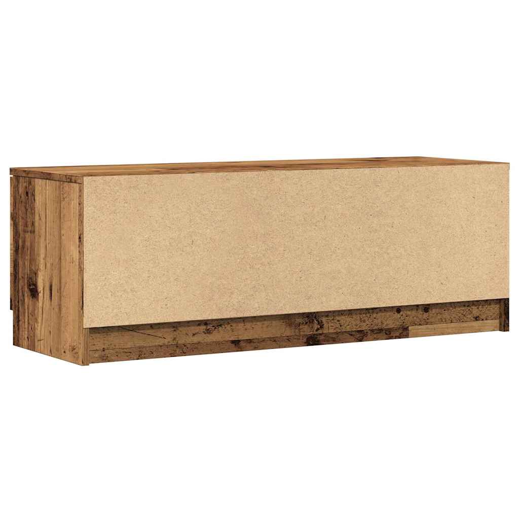 TV Cabinet Old Wood 102x35x36,5 cm Engineered Wood