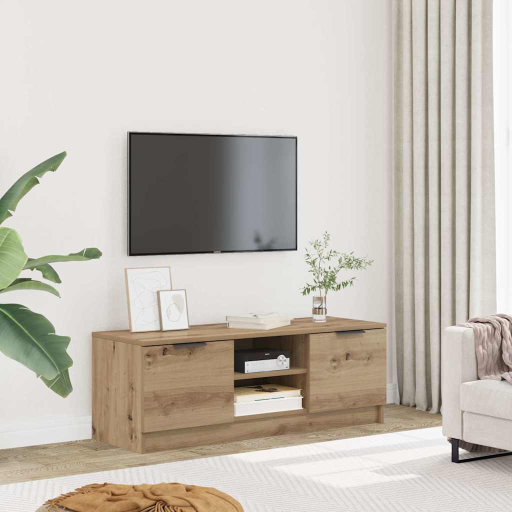 TV Cabinet Artisan Oak 102x35x36,5 cm Engineered Wood