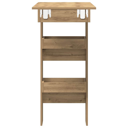 Wall Bar Table Artisan Oak 102x45x103,5 cm Engineered Wood