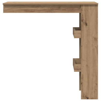 Wall Bar Table Artisan Oak 102x45x103,5 cm Engineered Wood