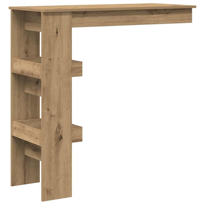 Wall Bar Table Artisan Oak 102x45x103,5 cm Engineered Wood