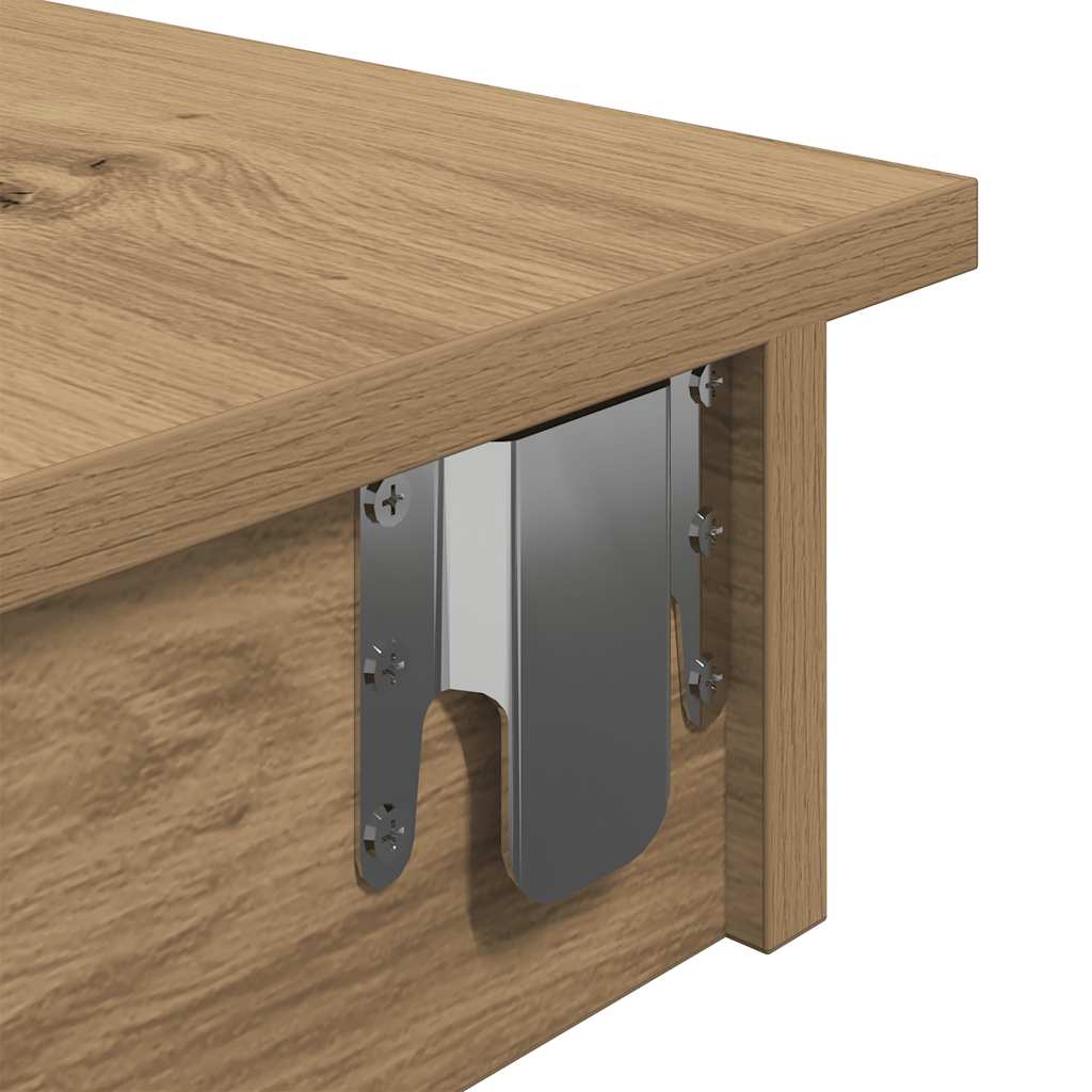Wall Bar Table Artisan Oak 102x45x103,5 cm Engineered Wood