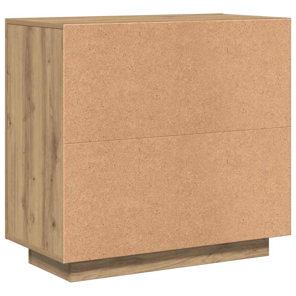 Sideboard Artisan Oak 80x40x75 cm Engineered Wood