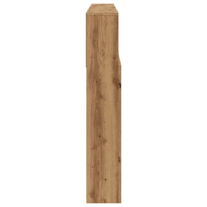 Headboard Cabinet Artisan Oak 180x19x103.5 cm Engineered Wood