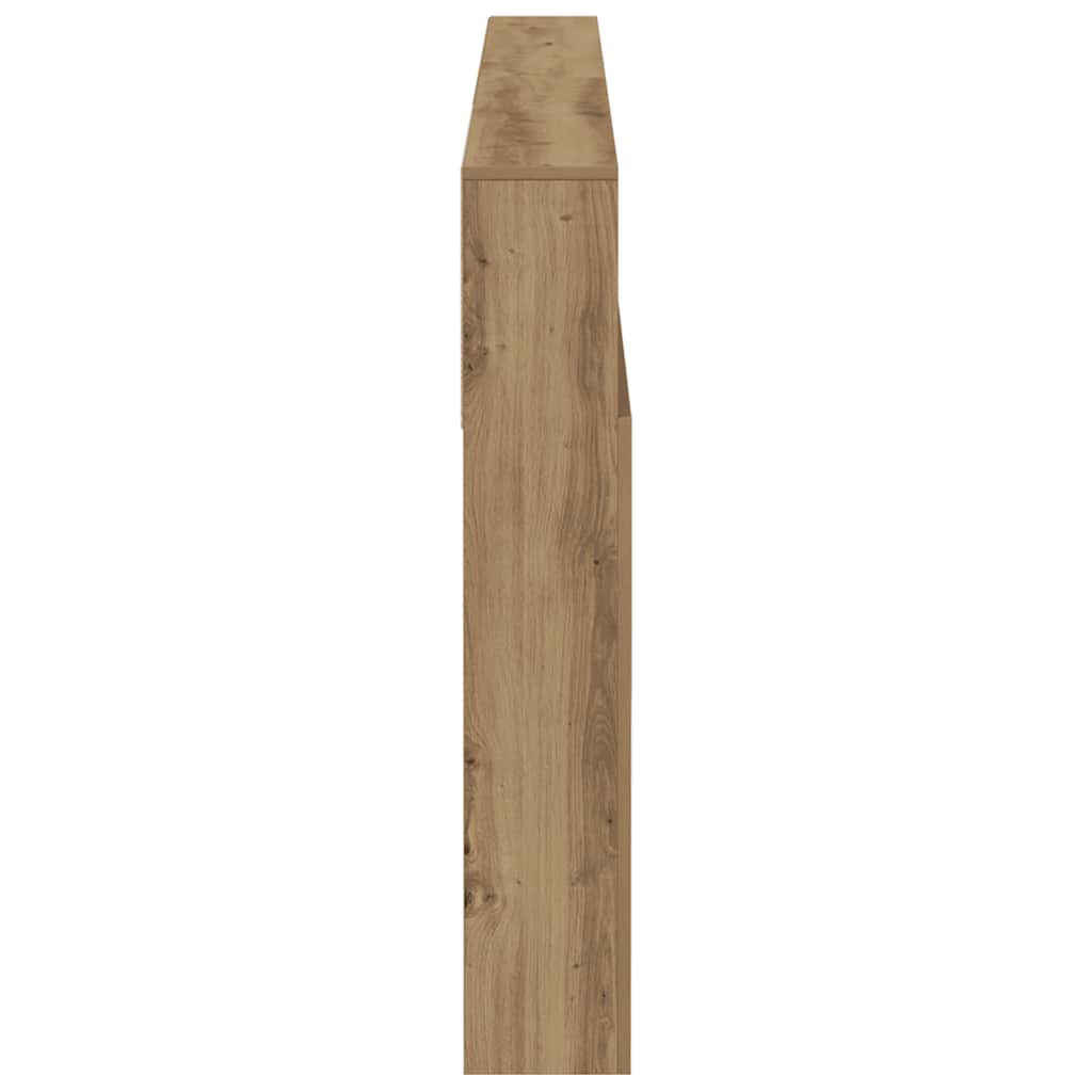 Headboard Cabinet Artisian Oak 200x19x103,5 cm Engineered Wood