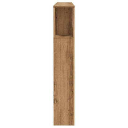 Headboard Cabinet Artisan Oak 140x18.5x102.5 cm Engineered Wood