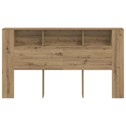 Headboard Cabinet Artisian Oak 180x18.5x102.5cm Engineered Wood