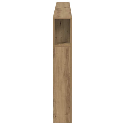 Headboard Cabinet Artisian Oak 180x18.5x102.5cm Engineered Wood