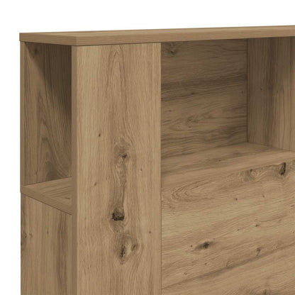 Headboard Cabinet Artisian Oak 180x18.5x102.5cm Engineered Wood