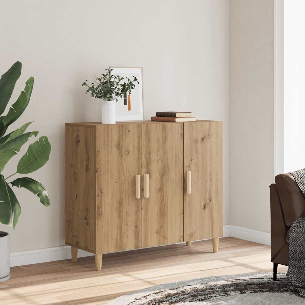Sideboard Artisan Oak 90x34x80 cm Engineered Wood