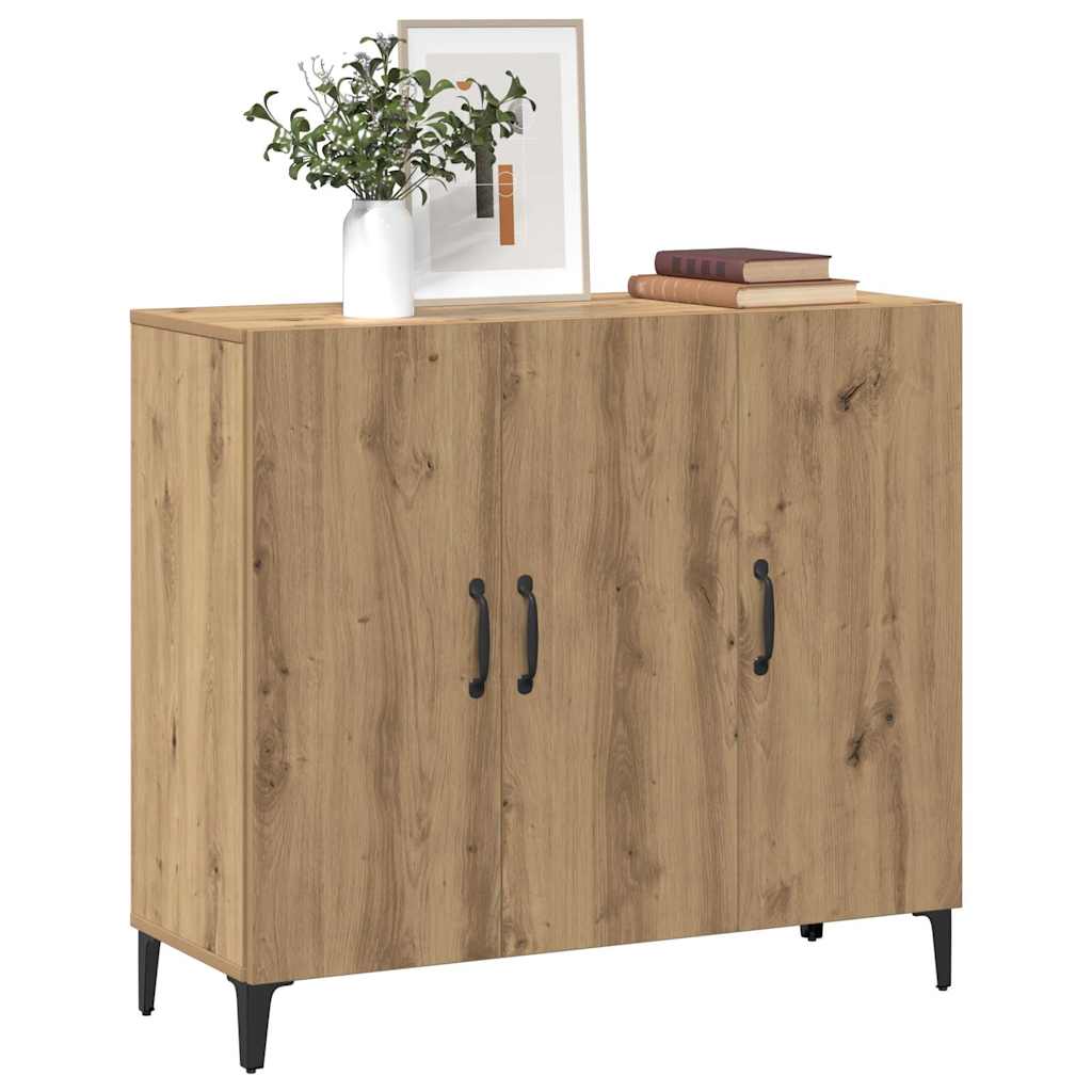 Sideboard Artisan oak 90x34x80 cm Engineered Wood