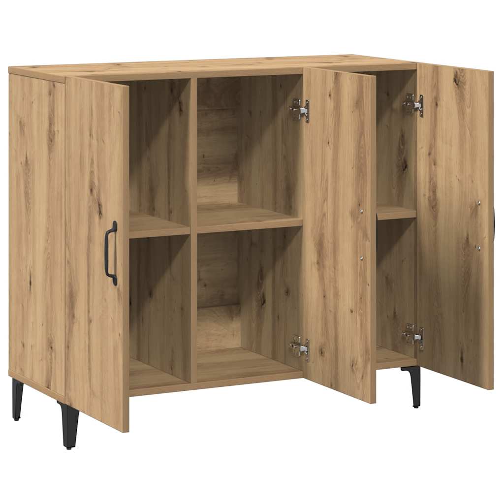 Sideboard Artisan oak 90x34x80 cm Engineered Wood
