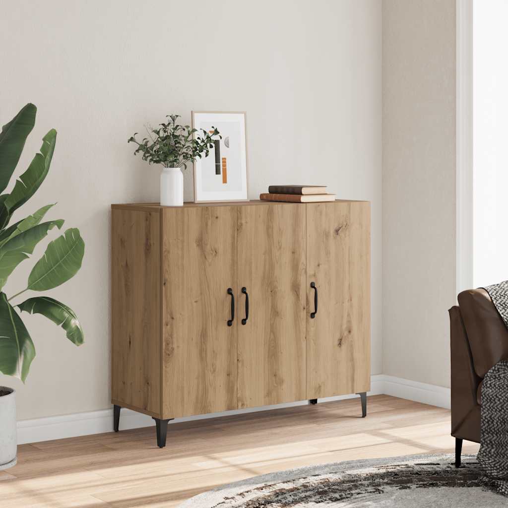 Sideboard Artisan oak 90x34x80 cm Engineered Wood