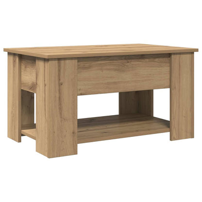 Coffee Table Artisan Oak 79x49x41 cm Engineered Wood