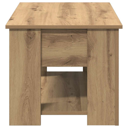 Coffee Table Artisan Oak 79x49x41 cm Engineered Wood