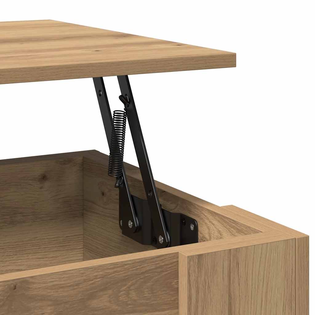 Coffee Table Artisan Oak 79x49x41 cm Engineered Wood