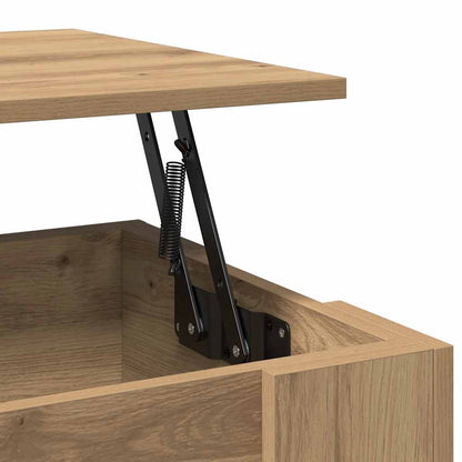 Coffee Table Artisan Oak 79x49x41 cm Engineered Wood