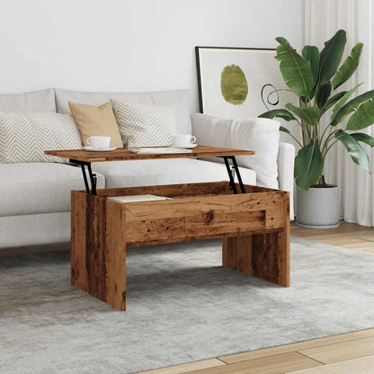 Coffee Table Old Wood 80x50,5x41,5 cm Engineered Wood