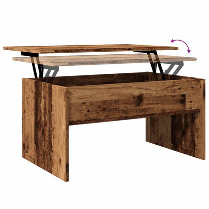Coffee Table Old Wood 80x50,5x41,5 cm Engineered Wood