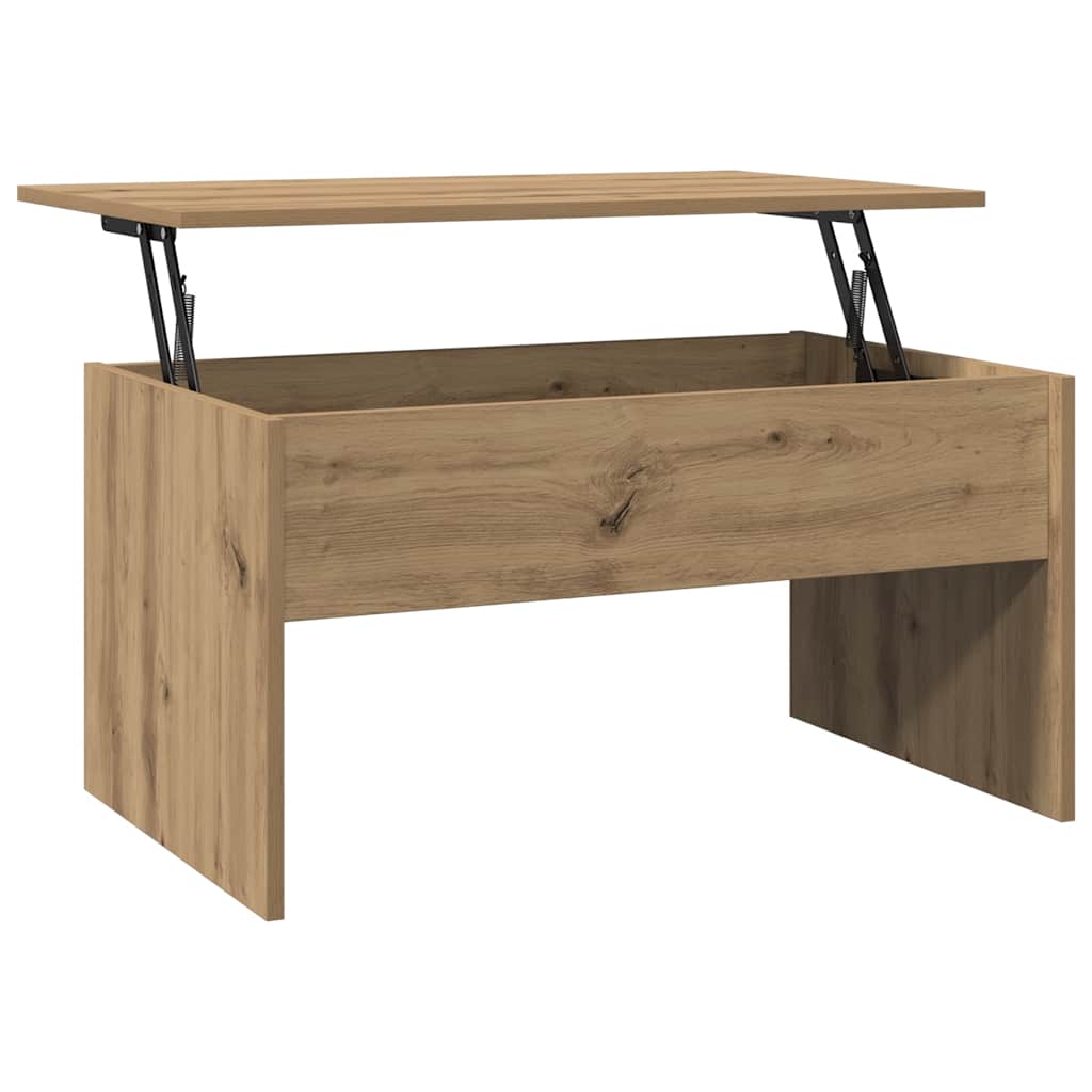 Coffee Table Artisan Oak 80x50,5x41,5 cm Engineered Wood