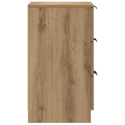 Bedside Cabinet Artisan Oak 40x36x65 cm Engineered Wood