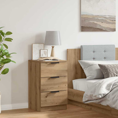 Bedside Cabinet Artisan Oak 40x36x65 cm Engineered Wood