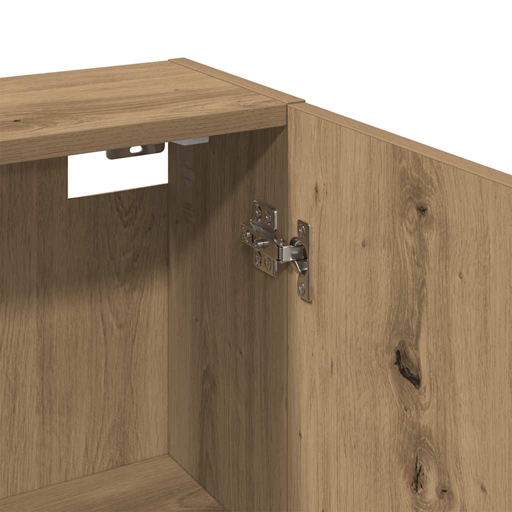 Wall-mounted Bathroom Cabinet Artisan Oak 32x20x67 cm