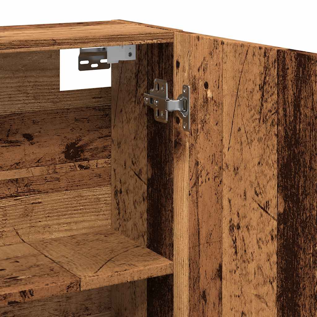 Bathroom Mirror Cabinet Old Wood 64x20x66,5 cm Engineered Wood