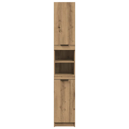 Bathroom Cabinet Artisan Oak 32x34x188.5 cm Engineered Wood