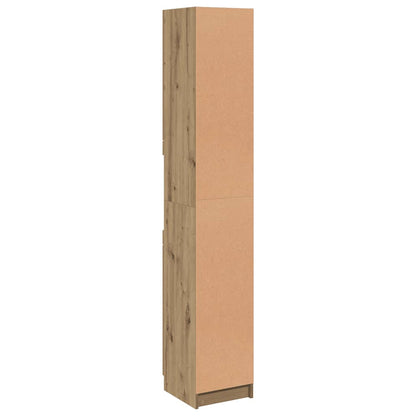 Bathroom Cabinet Artisan Oak 32x34x188.5 cm Engineered Wood
