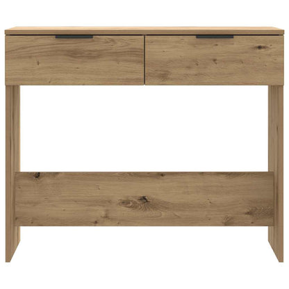 Console Table Artisan Oak 90x36x75 cm Engineered Wood