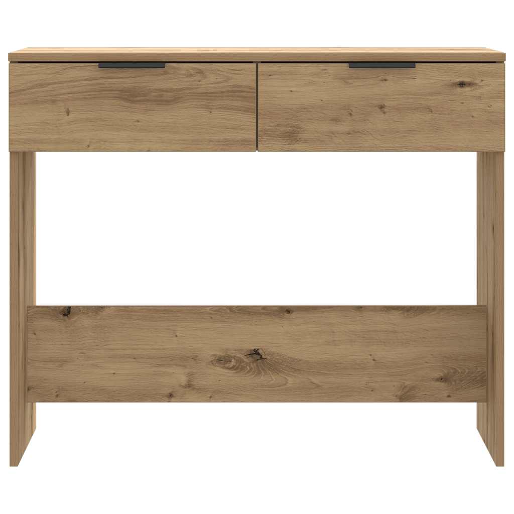 Console Table Artisan Oak 90x36x75 cm Engineered Wood