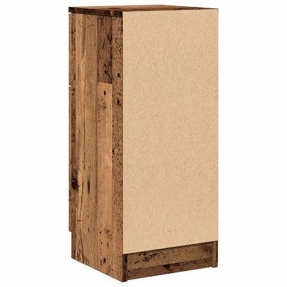 Sideboard Old Wood 30x30x70 cm Engineered Wood