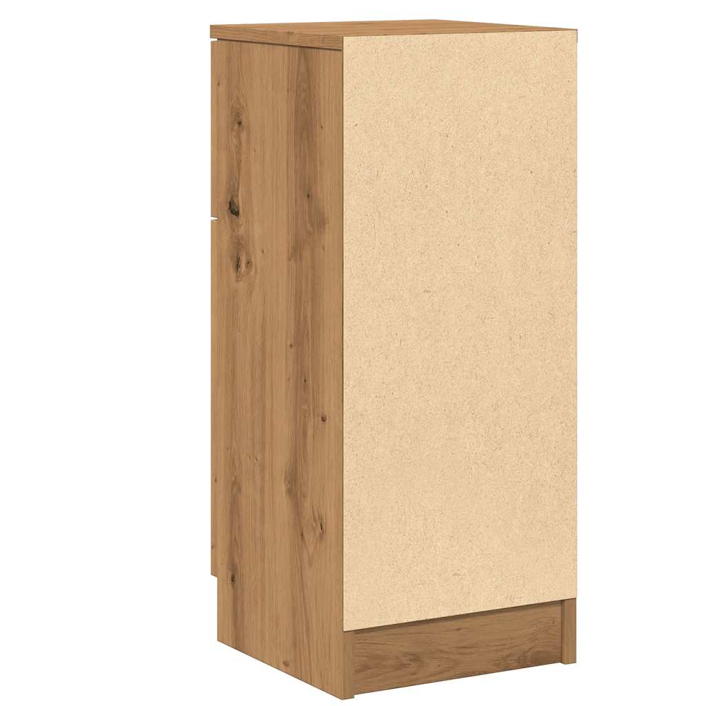 Sideboards 2 pcs Artisan Oak 30x30x70 cm Engineered Wood