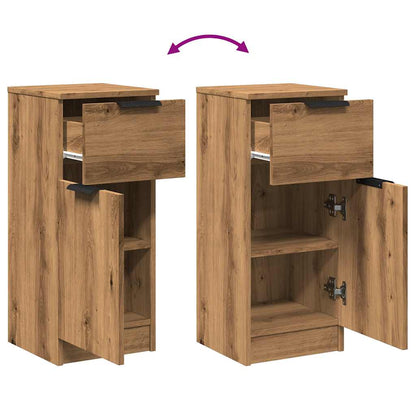 Sideboards 2 pcs Artisan Oak 30x30x70 cm Engineered Wood