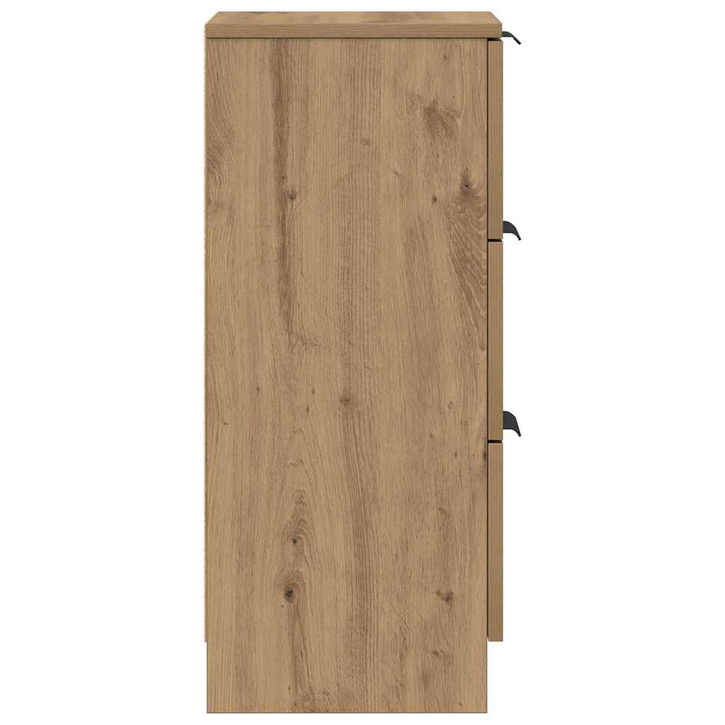 Sideboard Artisan Oak 30x30x70 cm Engineered Wood