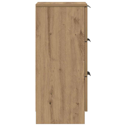 Sideboard Artisan Oak 30x30x70 cm Engineered Wood