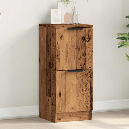 Sideboard Old Wood 30x30x70 cm Engineered Wood