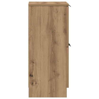 Sideboard Artisan Oak 30x30x70 cm Engineered Wood