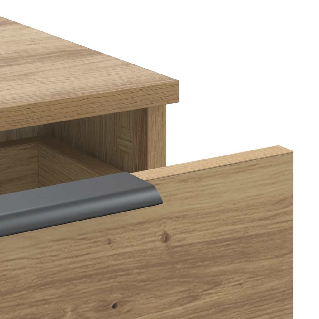 Wall Cabinet Artisan Oak 68x30x20 cm Engineered Wood